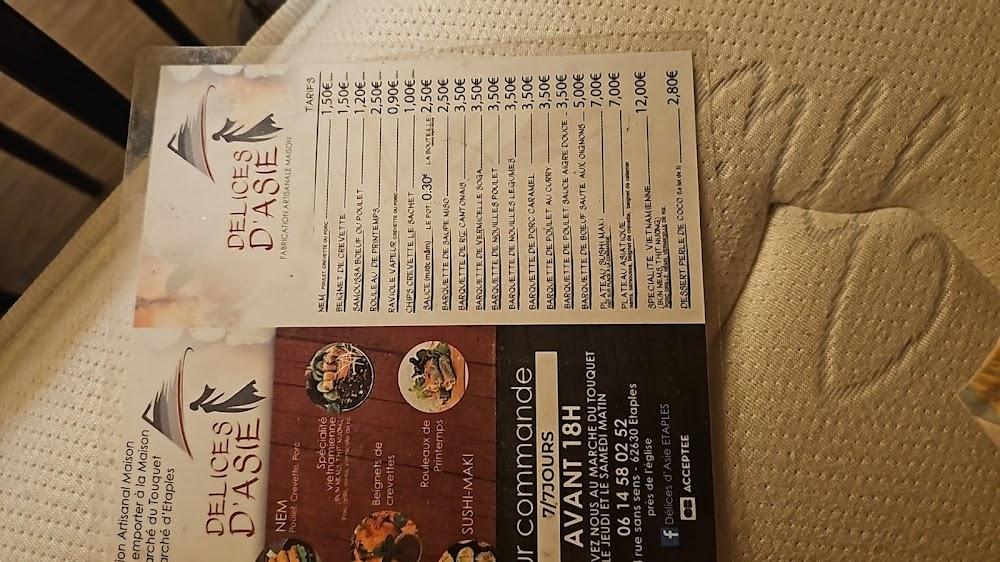 Délices d'Asie - Menu Image 4
